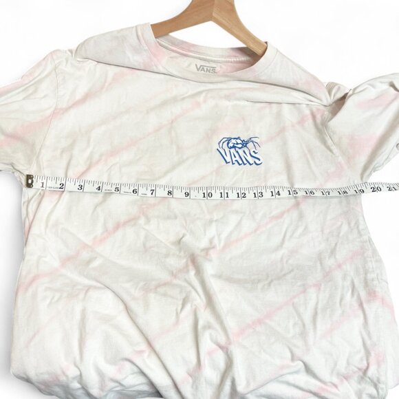 Vans Widow Maker Cool Pink Tie Dye L/S Mens t-shirt Size Large | Skater Grunge - Picture 7 of 9